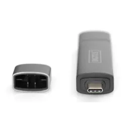 Czytnik kart DIGITUS 3-portowy USB Typ C/ USB 3.0 | PartsPC.pl