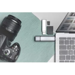 Czytnik kart DIGITUS 3-portowy USB Typ C/ USB 3.0 | PartsPC.pl