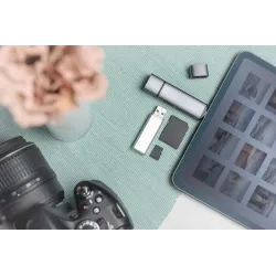 Czytnik kart DIGITUS 3-portowy USB Typ C/ USB 3.0 | PartsPC.pl