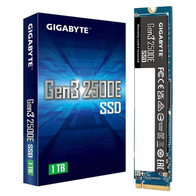 Dysk SSD Gigabyte Gen3 2500E 1TB M.2 2280 NVMe PCIe 3.0 | PartsPC.pl
