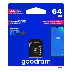 Karta pamięci microSDXC GOODRAM 64GB M1AA-0640R12 cl 10 | PartsPC.pl