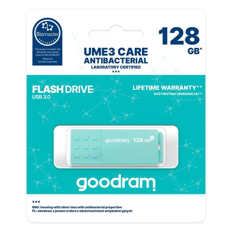 Pendrive GOODRAM UME3 CARE 128GB USB 3.2 Gen 1 | PartsPC.pl