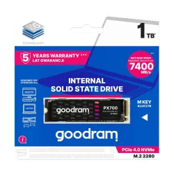 Dysk SSD GOODRAM PX700 1TB M.2 2280 PCIe NVMe (7400/6500 | PartsPC.pl