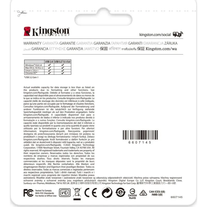 Pendrive Kingston DataTraveler 70 64GB USB 3.2 Gen 1 | PartsPC.pl