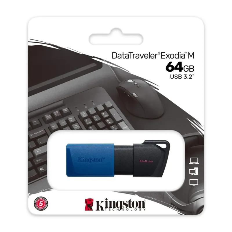 Pendrive Kingston DataTraveler Exodia M 64GB USB 3.2 Gen | PartsPC.pl