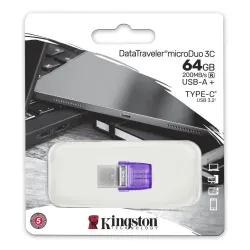 Pendrive Kingston DataTraveler microDuo 3C 64GB 200MB/S | PartsPC.pl