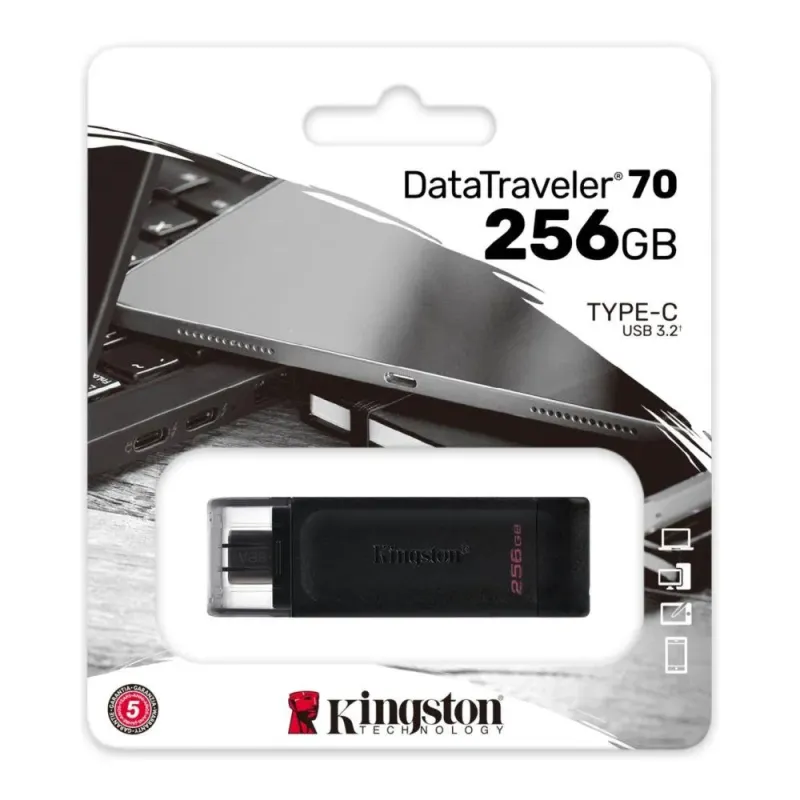 Pendrive Kingston DataTraveler 70 256GB USB 3.2 Gen 1 | PartsPC.pl