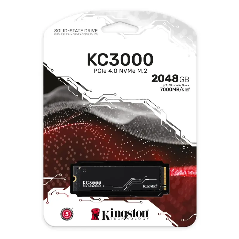 Dysk SSD Kingston KC3000 2TB M.2 2280 PCIe Gen 4.0 x4 | PartsPC.pl