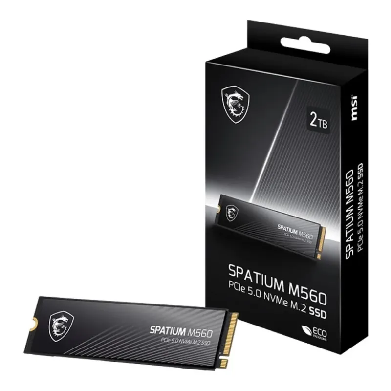 Dysk SSD MSI SPATIUM M560 2TB PCIe 5.0 NVMe 2.0 M.2 2280 | PartsPC.pl