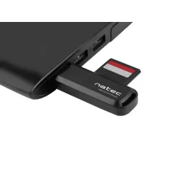 Czytnik kart Natec Scarab 2 SD/MicroSD USB 3.0 czarny | PartsPC.pl