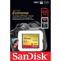 Karta pamięci Compactflash SanDisk Extreme 64GB 120/85 | PartsPC.pl