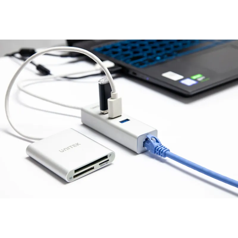 Czytnik kart pamięci Unitek Y-9313D USB Typ-C All-in-One | PartsPC.pl