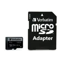 Karta pamięci Micro SDXC Verbatim 64GB Class 10 UHS-1 + | PartsPC.pl