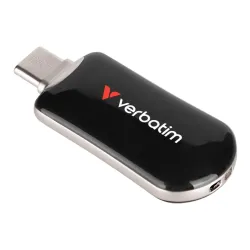 Pendrive Verbatim Plectra 128GB USB-C 3.0 Black | PartsPC.pl