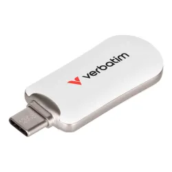 Pendrive Verbatim Plectra 128GB USB-C 3.0 White | PartsPC.pl