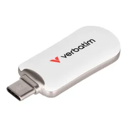 Pendrive Verbatim Plectra 256GB USB-C 3.0 White | PartsPC.pl