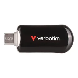 Pendrive Verbatim Plectra 512GB USB-C 3.0 Black | PartsPC.pl