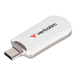 Pendrive Verbatim Plectra 512GB USB-C 3.0 White | PartsPC.pl