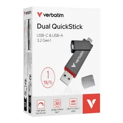 Pendrive Verbatim Dual QuickStick 1TB USB-C/USB-A USB | PartsPC.pl