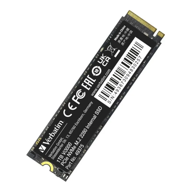 Dysk SSD Verbatim Vi3000 1TB M.2 2280 PCIe Gen3 NVME | PartsPC.pl