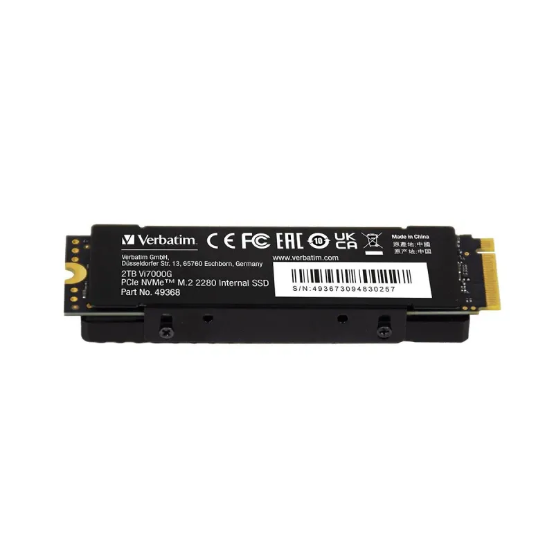Dysk SSD Verbatim Vi7000G 2TB M.2 2280 PCIe Gen4 NVME | PartsPC.pl