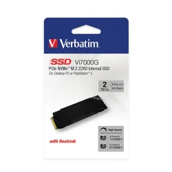 Dysk SSD Verbatim Vi7000G 2TB M.2 2280 PCIe Gen4 NVME | PartsPC.pl