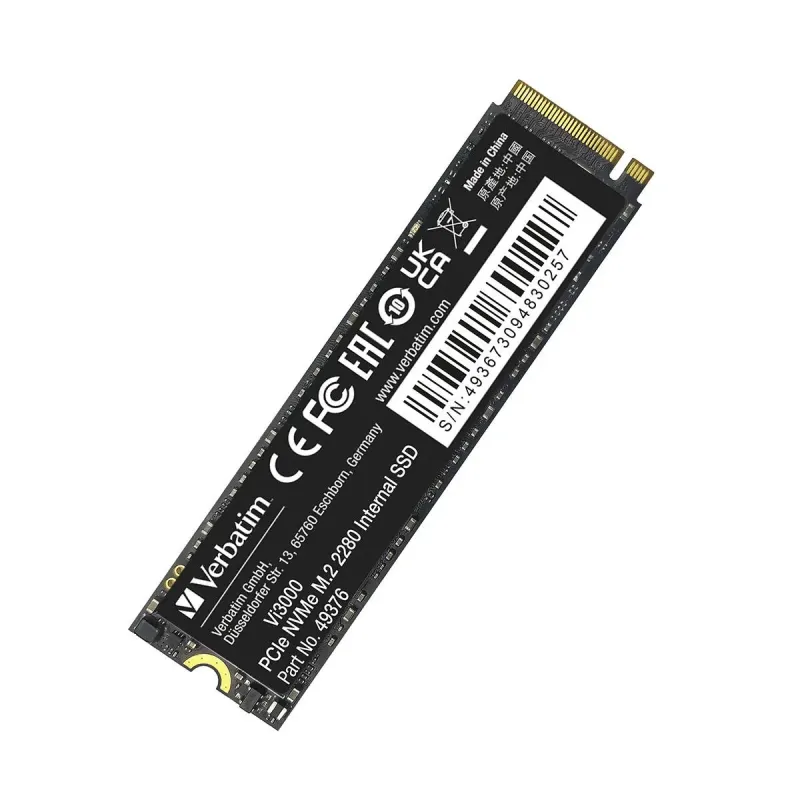 Dysk SSD Verbatim Vi3000 512GB M.2 2280 PCIe Gen3 NVME | PartsPC.pl