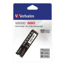 Dysk SSD Verbatim Vi5000 512GB M.2 2280 PCIe Gen4 NVME | PartsPC.pl