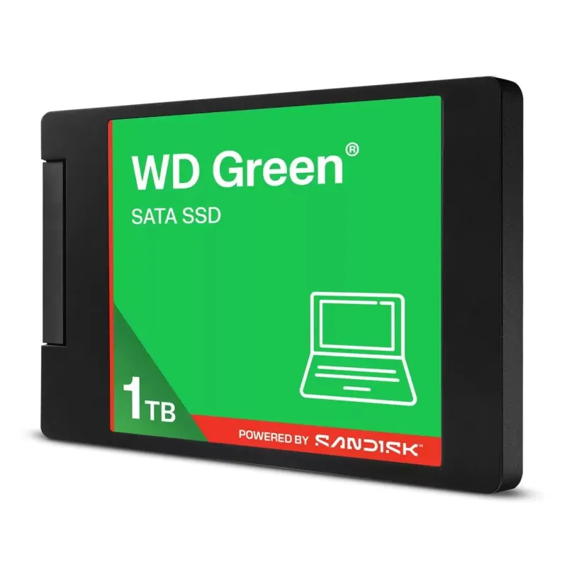WD Green™ SATA SSD 2,5"/7 mm POWERED BY SANDISK 1 TB | PartsPC.pl