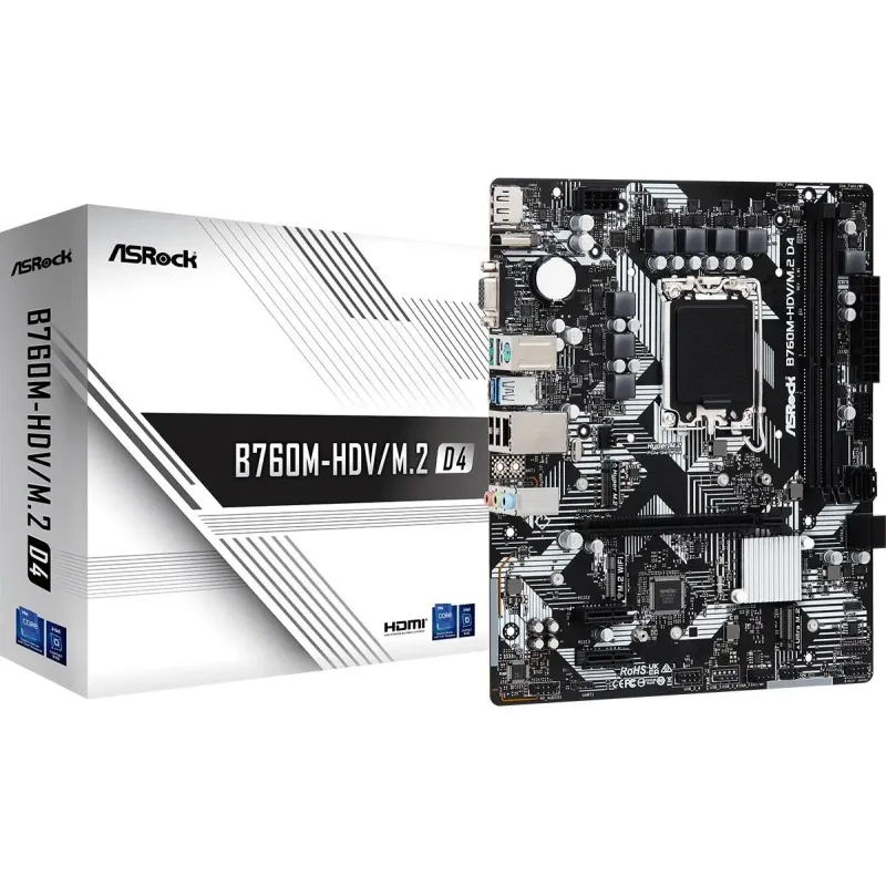 Płyta ASRock B760M-HDV/M.2 D4 | PartsPC.pl