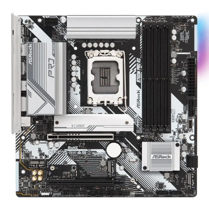 Płyta ASRock B760M PRO RS /B760/DDR5/SATA3/M.2/USB3.0/PCI | PartsPC.pl
