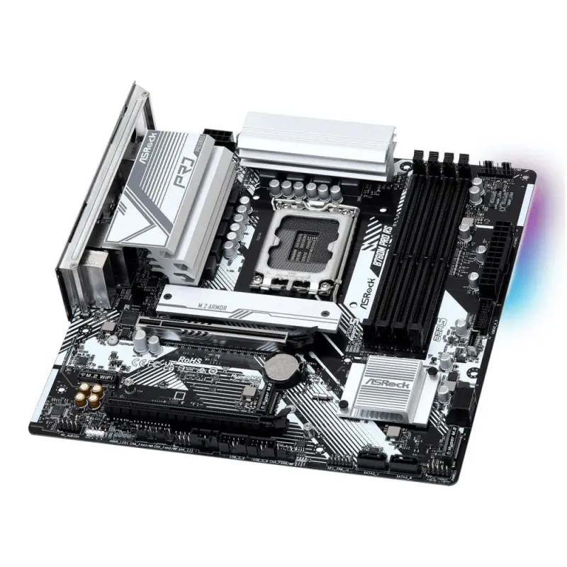 Płyta ASRock B760M PRO RS /B760/DDR5/SATA3/M.2/USB3.0/PCI | PartsPC.pl
