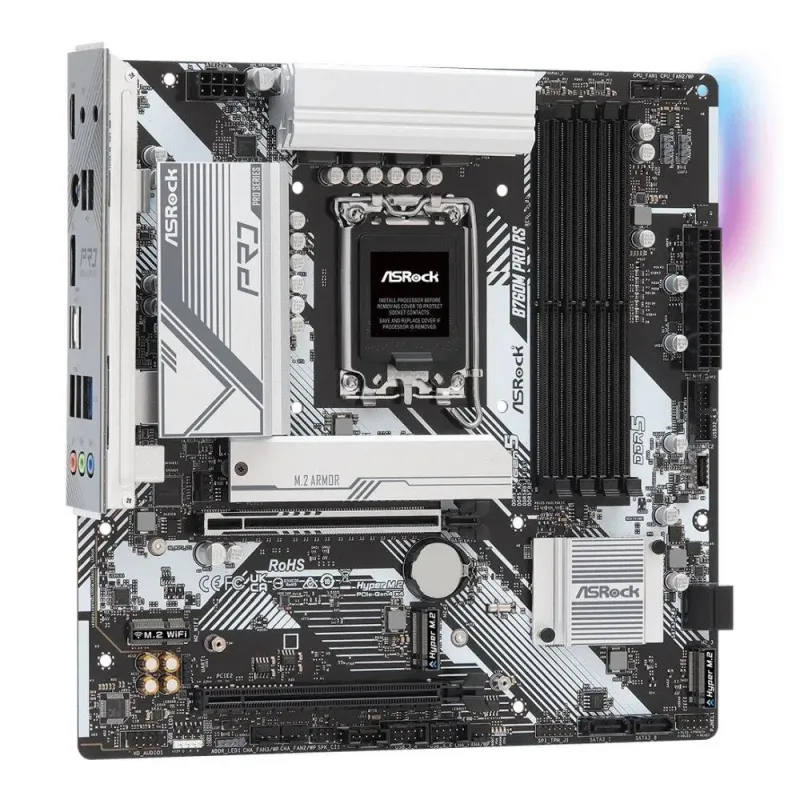 Płyta ASRock B760M PRO RS /B760/DDR5/SATA3/M.2/USB3.0/PCI | PartsPC.pl