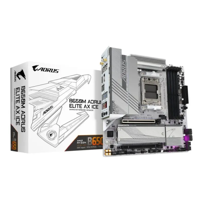 Płyta Gigabyte B650M A ELITE AX ICE /AMD | PartsPC.pl
