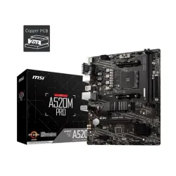 Płyta MSI A520M PRO /AMD A520/DDR4/SATA3/M.2/USB3.1/PCIe3... | PartsPC.pl