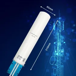 Antena 4G LTE Qoltec DUAL | 12dBi | dookólna | zewnętrzna | PartsPC.pl