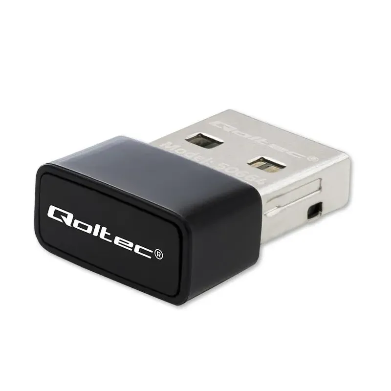 Adapter Qoltec Wi-Fi USB ultraszybki, bezprzewodowy mini | PartsPC.pl