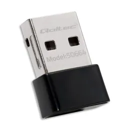 Adapter Qoltec Wi-Fi USB ultraszybki, bezprzewodowy mini | PartsPC.pl