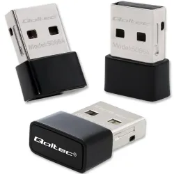 Adapter Qoltec Wi-Fi USB ultraszybki, bezprzewodowy mini | PartsPC.pl