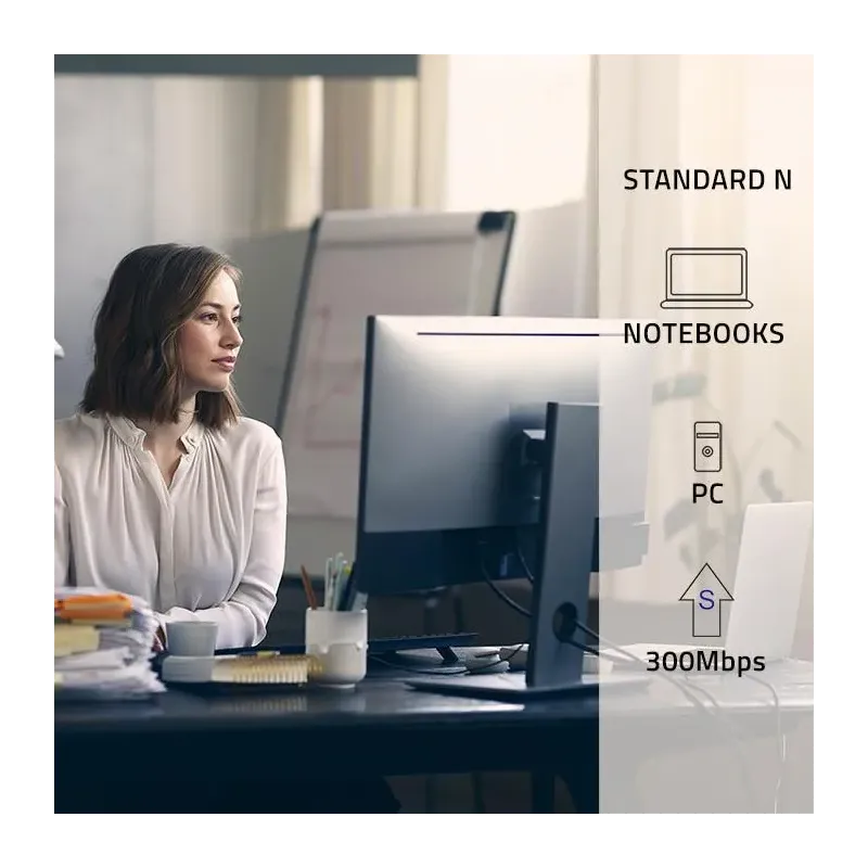 Karta sieciowa Qoltec Bezprzewodowy Ultra szybki mini | PartsPC.pl