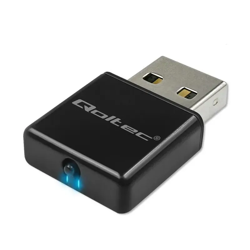 Karta sieciowa Qoltec Bezprzewodowy Ultra szybki mini | PartsPC.pl