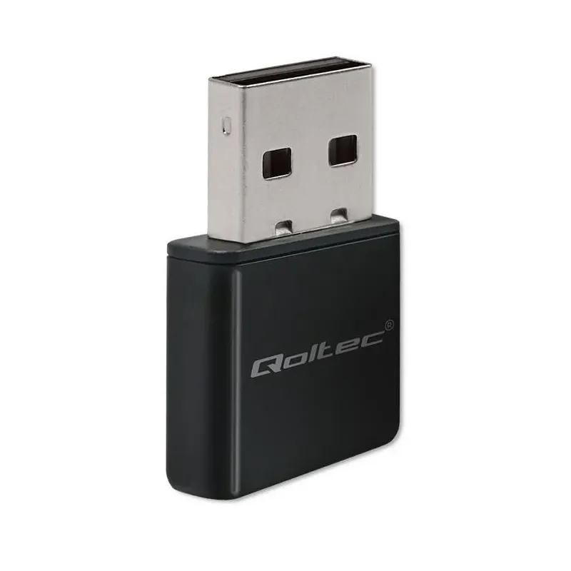 Karta sieciowa Qoltec Bezprzewodowy Ultra szybki mini | PartsPC.pl