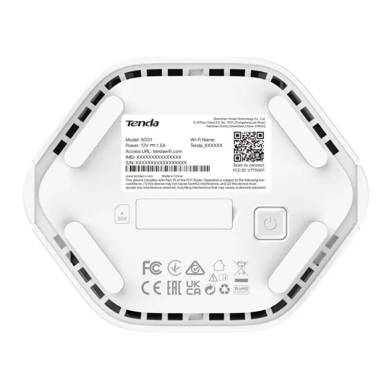 Router Tenda 5G01 AX1500 Wi-Fi 6 5G NR Nano SIM | PartsPC.pl