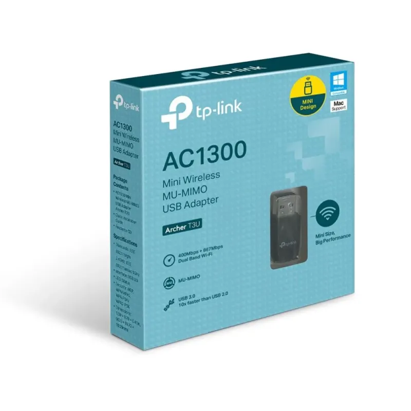 Karta sieciowa TP-Link Archer T3U WiFi AC1300 USB | PartsPC.pl