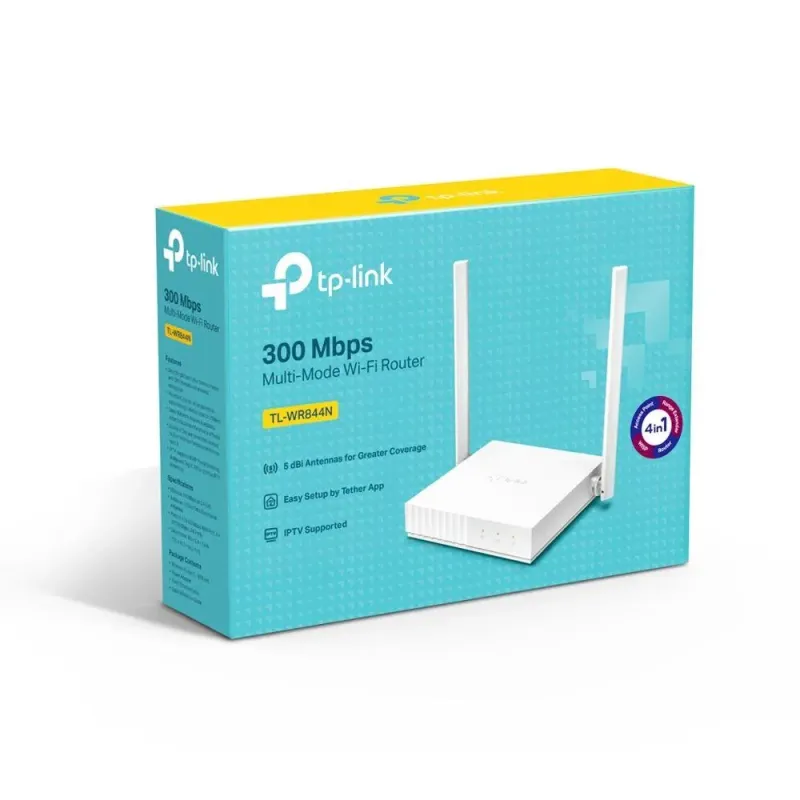 Router TP-Link TL-WR844N Wi-Fi N300 4xLAN 1xWAN | PartsPC.pl