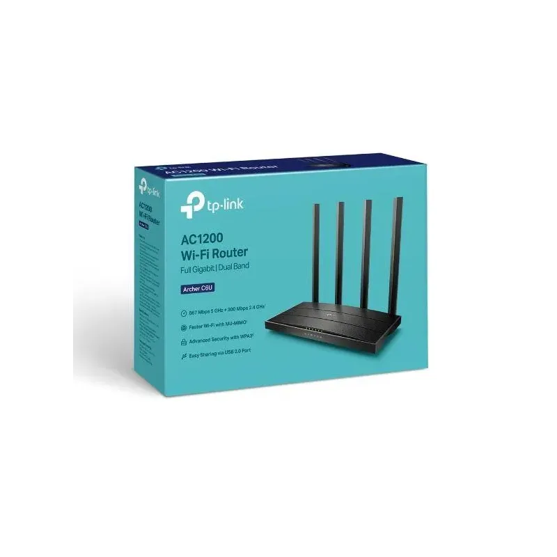 Router TP-Link Archer C6U Wi-Fi AC1200 4xLAN 1xWAN 1xUSB | PartsPC.pl