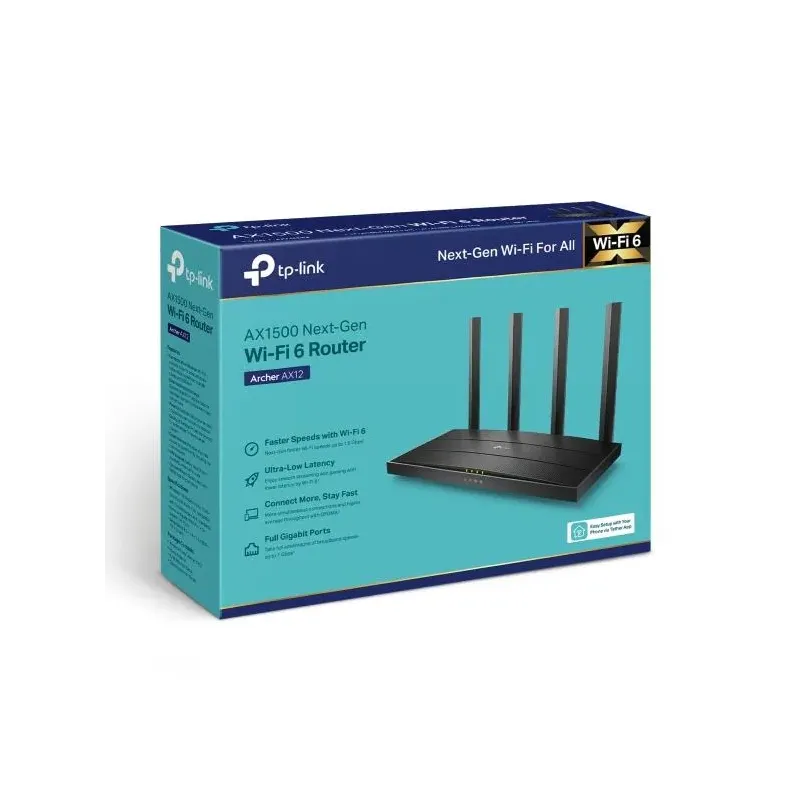 Router TP-Link Archer AX12 Wi-Fi 6 AX1500 3xLAN 1xWAN | PartsPC.pl