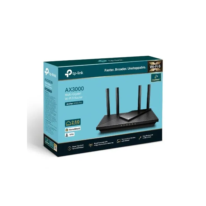 Router TP-Link Archer AX55 Pro Wi-Fi 6 AX3000 2xWAN/LAN | PartsPC.pl