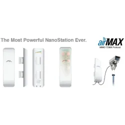Urządzenie typu CPE UBIQUITI airMAX NanoStation M2 | PartsPC.pl
