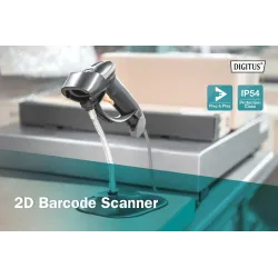 Czytnik kodów kreskowych DIGITUS przewodowy USB-RJ45 2m, | PartsPC.pl